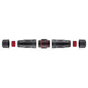 GOOBAY αδιάβροχος σύνδεσμος RJ45 Cat 6 79566, IP68, μαύρο