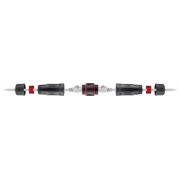GOOBAY αδιάβροχος σύνδεσμος RJ45 Cat 6 79566, IP68, μαύρο