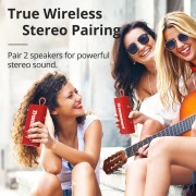 TRONSMART φορητό ηχείο Trip, 10W, Bluetooth, TWS, 2000mAh, IPX7, κόκκινο