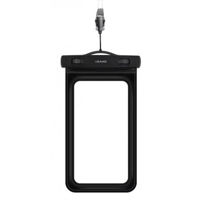 USAMS αδιάβροχη θήκη smartphone US-YD011, έως 7", IPX8, μαύρη