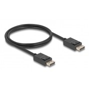 DELOCK καλώδιο DisplayPort 2.1 80492, 8K/60Hz 4K/120Hz 40 Gbps 1m, μαύρο