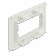 DELOCK module βάση πρίζας Easy 45 81316, 130 x 80 mm, λευκό