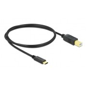 DELOCK καλώδιο USB-C σε USB Type B 83601, 1m, μαύρο