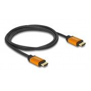 DELOCK καλώδιο HDMI 85728, 8K/60Hz, 48 Gbps, eARC, HDR, 1.5m, μαύρο