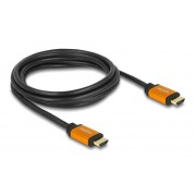 DELOCK καλώδιο HDMI 85729, 8K/60Hz, 48 Gbps, eARC, HDR, 2m, μαύρο