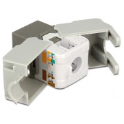 DELOCK Keystone module RJ45 86342, Cat 6 UTP, γκρι