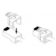 DELOCK clip επιδιόρθωσης RJ45 86420, 8 χρώματα, 16τμχ