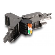 DELOCK βύσμα RJ45 CAT 8.1 STP 86514, tool-free, γκρι