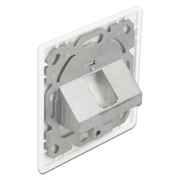 DELOCK Wall Outlet για Keystone 86981, 1 Port