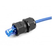 DELOCK σύνδεσμος για RJ45 86995, αδιάβροχος IP67, μαύρος