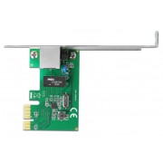 DELOCK κάρτα επέκτασης PCI Express σε RJ45 90381, 1000Mbps, low profile