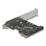 DELOCK κάρτα επέκτασης PCIe σε 2x SATA 90431, 6Gb/s