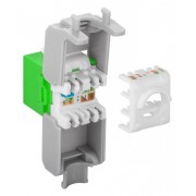 GOOBAY Keystone module RJ45 CAT 6A 90687, UTP, πράσινο