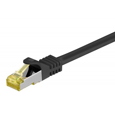 GOOBAY καλώδιο δικτύου 91599, CAT 7 S/FTP, 500MHz, CU, 1.5m, μαύρο
