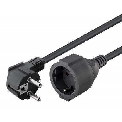 GOOBAY μπαλαντέζα προέκταση ρεύματος 93094, schuko, 3x 1.5mm², 5m, μαύρη