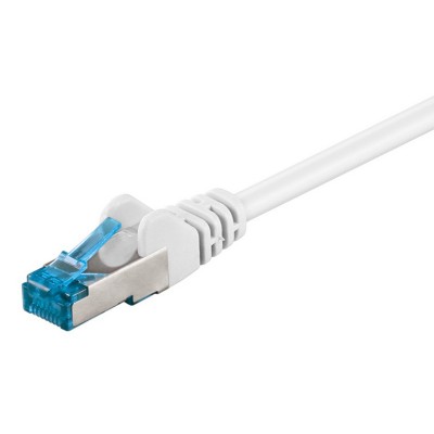 GOOBAY καλώδιο δικτύου 93688, CAT 6A S/FTP, 500 MHz, Copper, 1m, λευκό