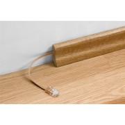 GOOBAY καλώδιο δικτύου 95381, CAT 6 U/UTP, flat, copper, 10m, μαύρο