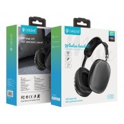 CELEBRAT headphones A35, ασύρματα & ενσύρματα, micro SD, 40mm, 200mAh, μαύρα