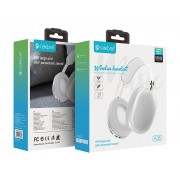 CELEBRAT headphones A35, ασύρματα & ενσύρματα, micro SD, 40mm, 200mAh, λευκά