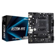 ASROCK μητρική A520M-HVS, 2x DDR4, AM4, USB 3.2, mATX