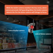 VSTARCAM smart κάμερα AF621DR, dual lens, αναγνώριση φωτιάς & καπνού, 2MP, WiFi, SD, PTZ, IP66