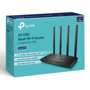 TP-LINK Router Archer C6, Wi-Fi 1200Mbps AC1200, MU-MIMO, Ver. 4.0