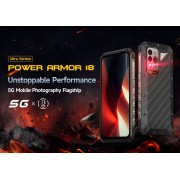 ULEFONE smartphone Power Armor 18 Ultra, 5G, 6.58", 12/512GB, μαύρο