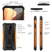 ULEFONE smartphone Armor 8 Pro, IP68/IP69K, 6.1" 8/128GB, 5580mAh, μαύρο
