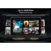 ULEFONE tablet Armor Pad Pro, 8", 8/256GB, 4G, 7650mAh, IP68/IP69K, μαύρο