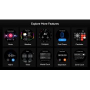 ULEFONE smartwatch Armor Watch Pro, 2x λουράκια, heart rate, 1.50" AMOLED, GPS, 5 ΑΤΜ/IP68/IP69K/MIL-STD-810H, μαύρο