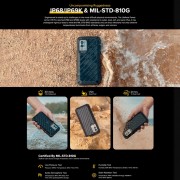 ULEFONE smartphone Power Armor X11 Pro, 5.45", 4/64GB, 8150mAh, IP68/IP69K, μαύρο