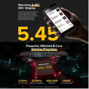 ULEFONE smartphone Power Armor X11 Pro, 5.45", 4/64GB, 8150mAh, IP68/IP69K, μαύρο