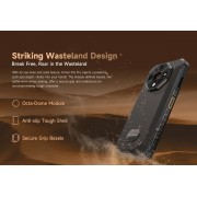 ULEFONE smartphone Armor X16 Pro, 6.56", 8/256GB, 5G, 10360mAh, IP68/IP69K/MIL-STD-810H, μαύρο