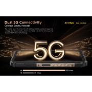 ULEFONE smartphone Armor X16 Pro, 6.56", 8/256GB, 5G, 10360mAh, IP68/IP69K/MIL-STD-810H, μαύρο