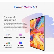 TECLAST tablet ArtPad Pro με στυλό αφής, 12.7", 8/256GB, 4G, Android 15, 10000mAh, γκρι