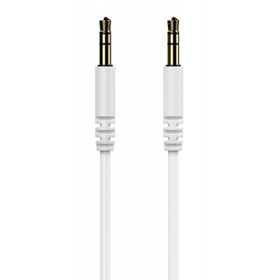 CELEBRAT καλώδιο ήχου 3.5mm AU-01, AUX, 1m, λευκό