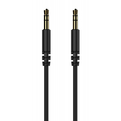 CELEBRAT καλώδιο ήχου 3.5mm AU-01, AUX, 1m, μαύρο