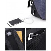 ARCTIC HUNTER τσάντα πλάτης B00193 με θήκη laptop 15.6", USB, 24L, γκρι