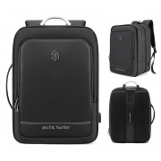 ARCTIC HUNTER τσάντα πλάτης B00227L με θήκη laptop 17", 41L, USB, μαύρη