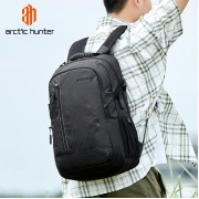 ARCTIC HUNTER τσάντα πλάτης B00387 με θήκη laptop 15.6", 26L, USB, μαύρη