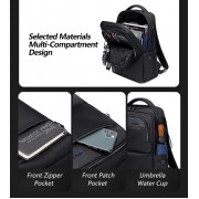 ARCTIC HUNTER τσάντα πλάτης B00477 με θήκη laptop 15.6", 18L, μαύρη