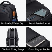 ARCTIC HUNTER τσάντα πλάτης B00477 με θήκη laptop 15.6", 18L, μαύρη