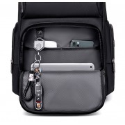 ARCTIC HUNTER τσάντα πλάτης B00492-1 με θήκη laptop 15.6", 22L, μαύρη