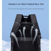ARCTIC HUNTER τσάντα πλάτης B00492-1 με θήκη laptop 15.6", 22L, μαύρη