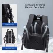 ARCTIC HUNTER τσάντα πλάτης B00498 με θήκη laptop 15.6", 22L, μαύρη