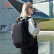 ARCTIC HUNTER τσάντα πλάτης B00554 με θήκη laptop 15.6", 20L, USB, μαύρη