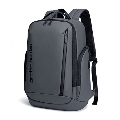 ARCTIC HUNTER τσάντα πλάτης B00554 με θήκη laptop 15.6", 20L, USB, γκρι