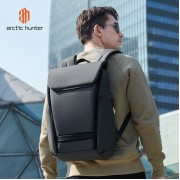 ARCTIC HUNTER τσάντα πλάτης B00559 με θήκη laptop 15.6", 21L, γκρι