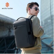 ARCTIC HUNTER τσάντα πλάτης B00574 με θήκη laptop 15.6", 10L, γκρι