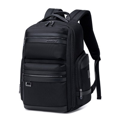 ARCTIC HUNTER τσάντα πλάτης B00682 με θήκη laptop 15.6", USB, λουκέτο TSA, 23.5L, μαύρη